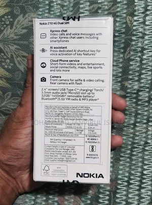 New Nokia 210 Blue