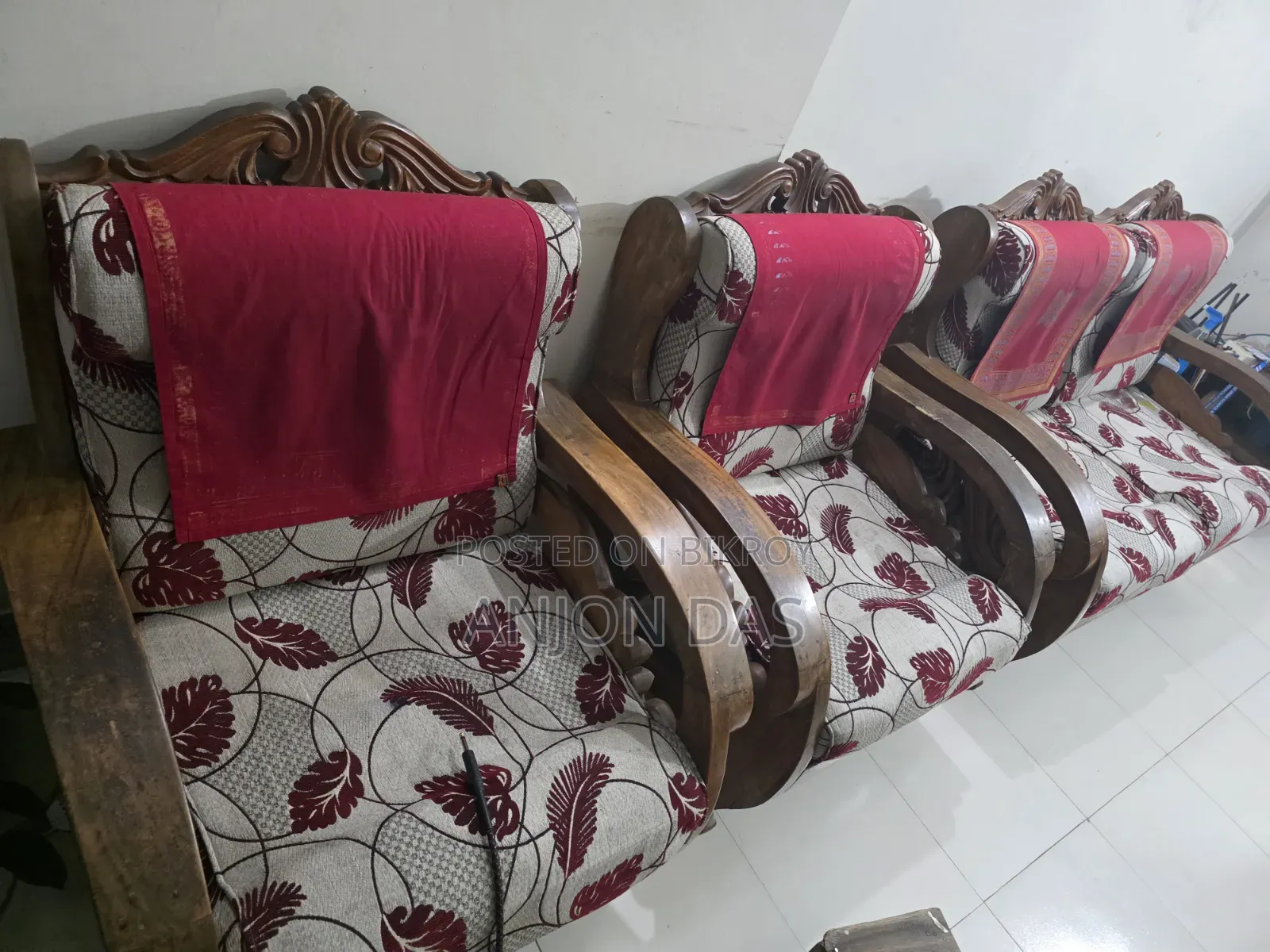 Teak Wood Sofa Set