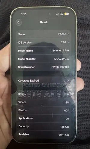 Apple iPhone 14 Pro 128 GB Rose Gold