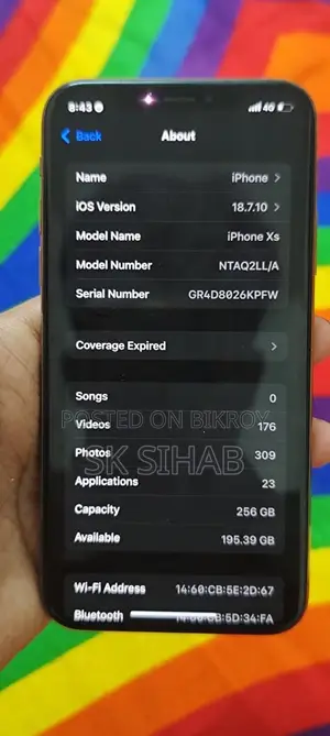 Apple iPhone XS 256 GB Gold