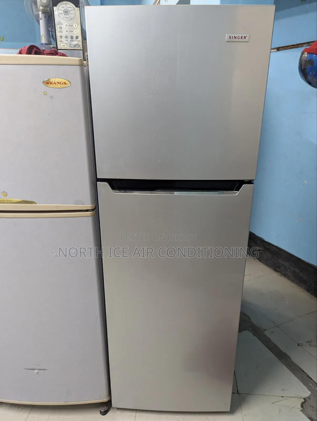 Singer Silver Colour Non Frost Fridge 238 Ltr.