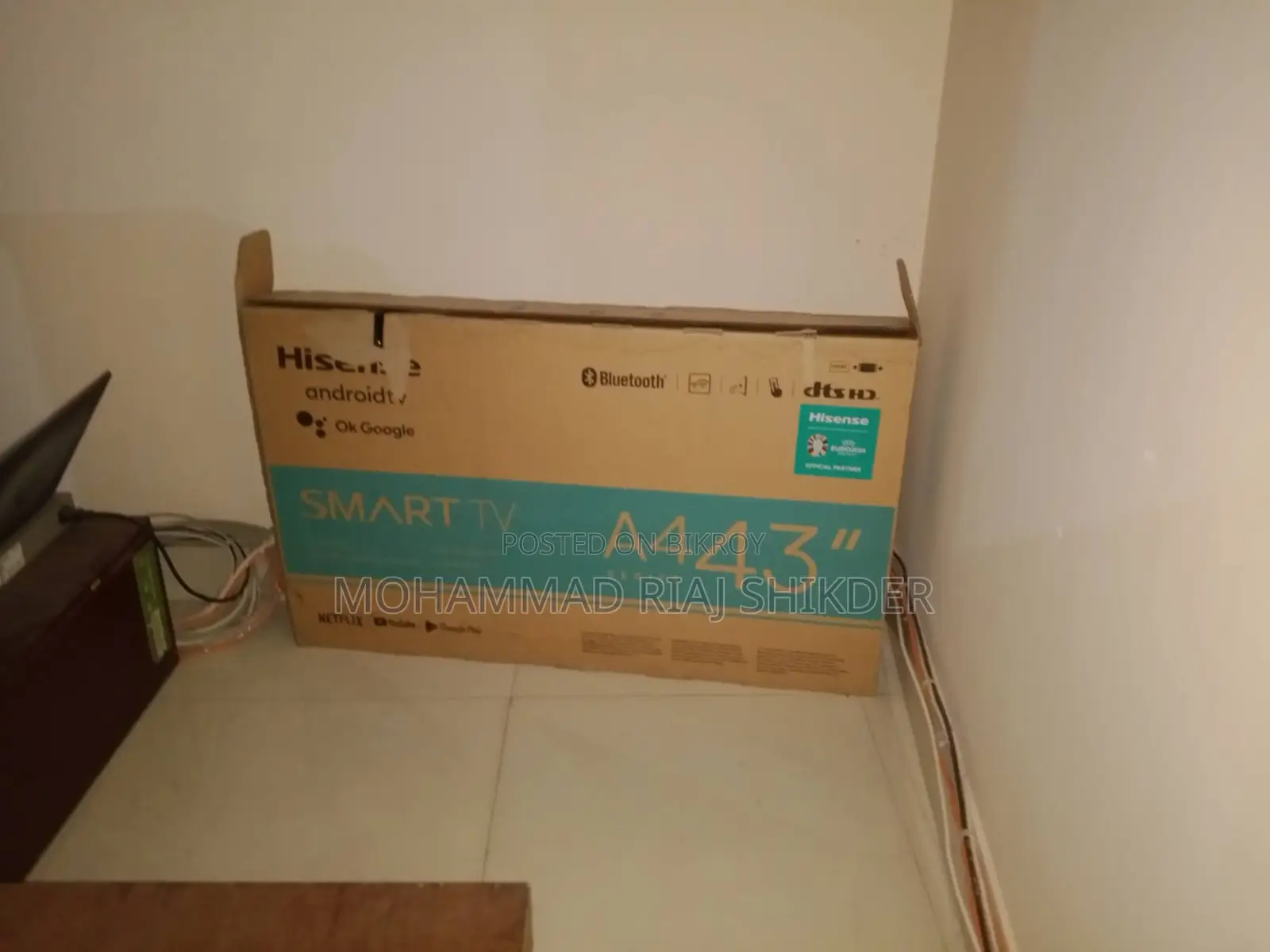 Hisense 43A4S 43" Direct LED FHD Smart TV