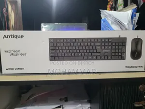 Antique Keyboard and Mouse Combo.