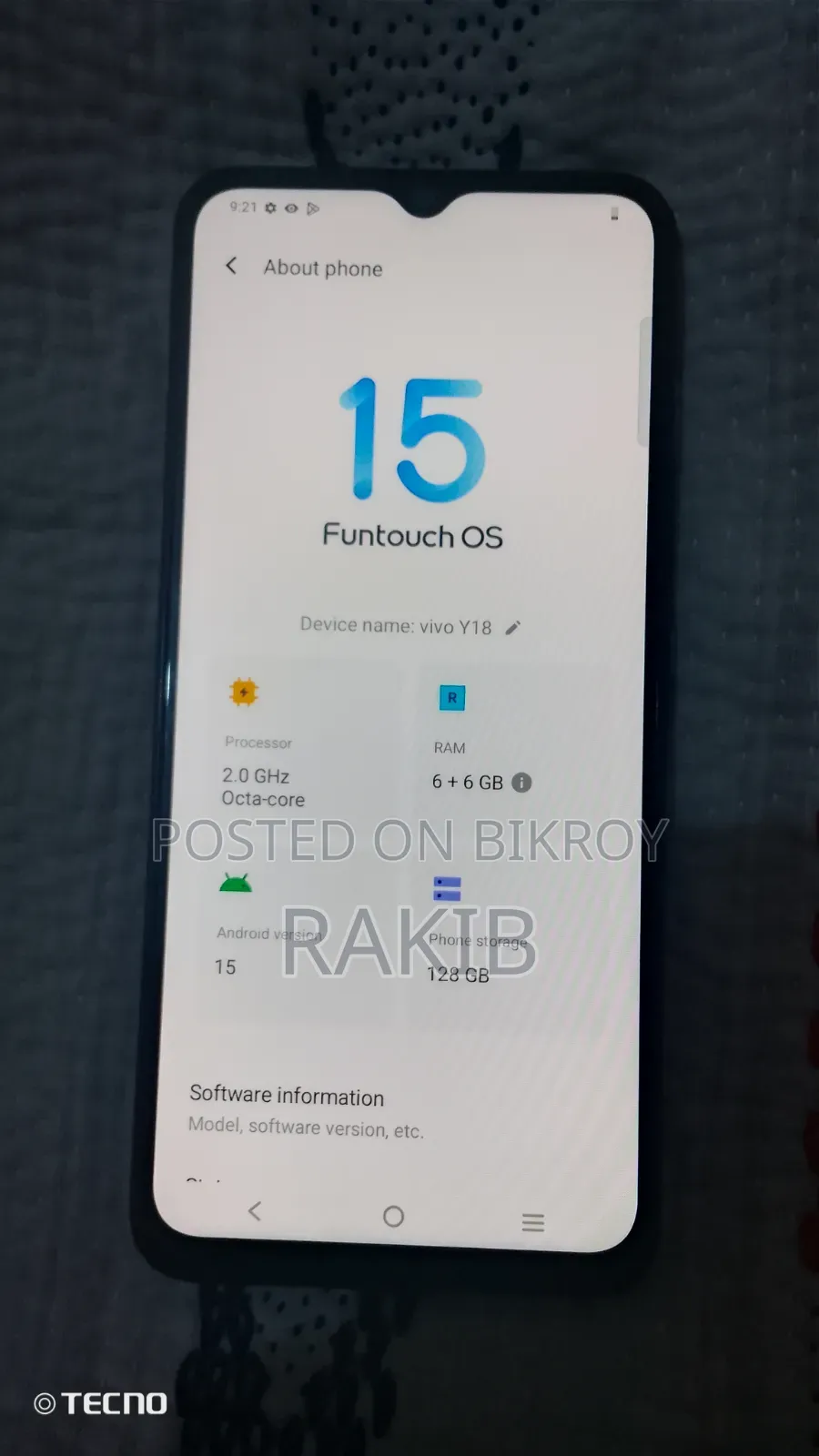Vivo Y18 128 GB