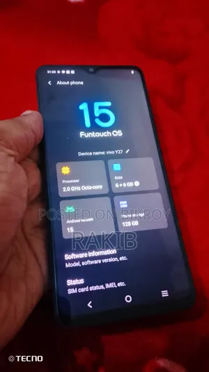 ভিভো ওয়াই২৭ ১২৮ জিবি ব্ল্যাক