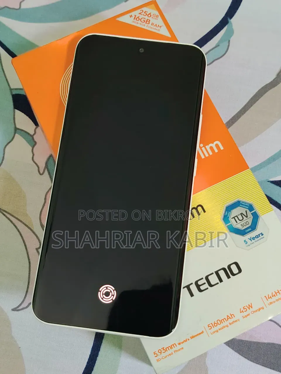 Tecno Spark Slim 256 GB White