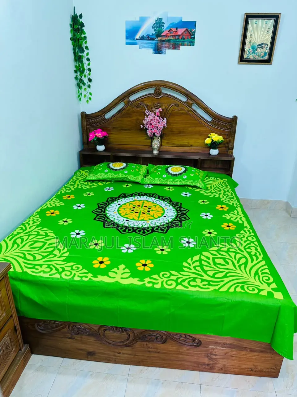 100% Cotton Pakija Bedsheet