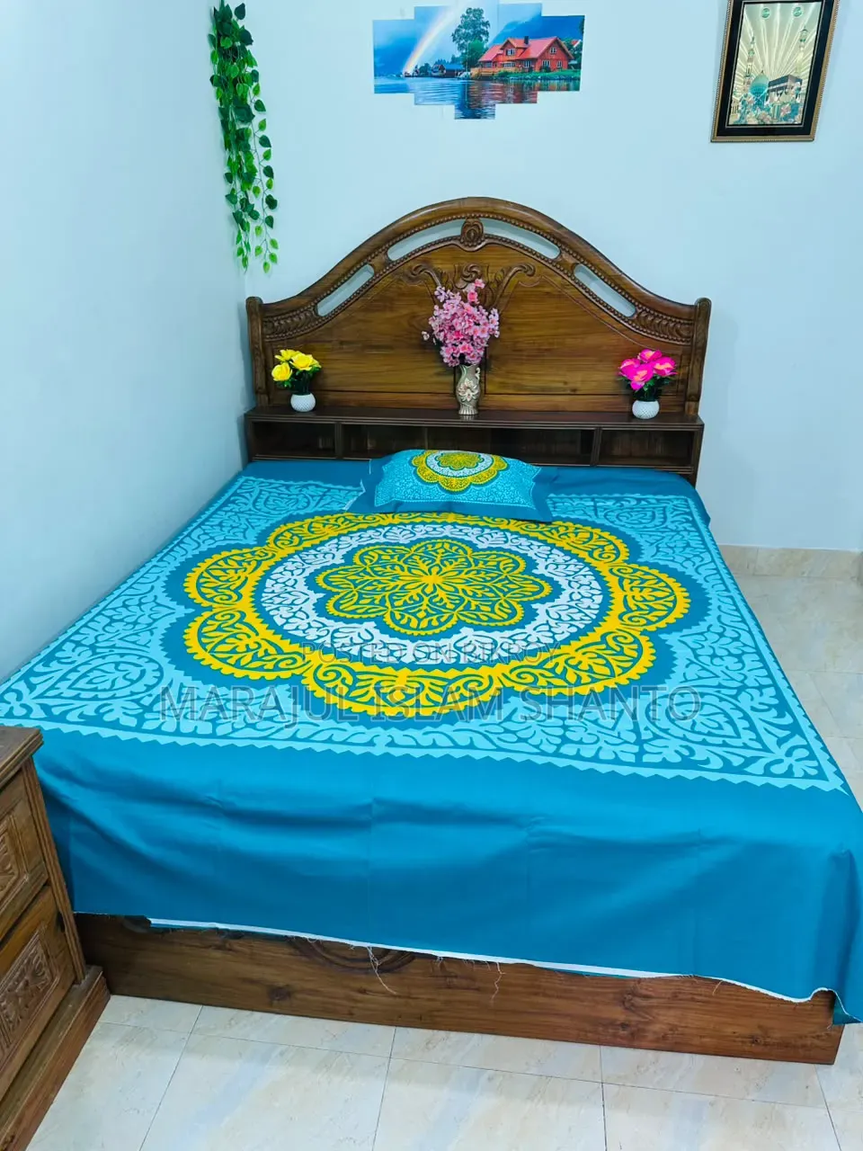 100% Cotton Pakija Bedsheet