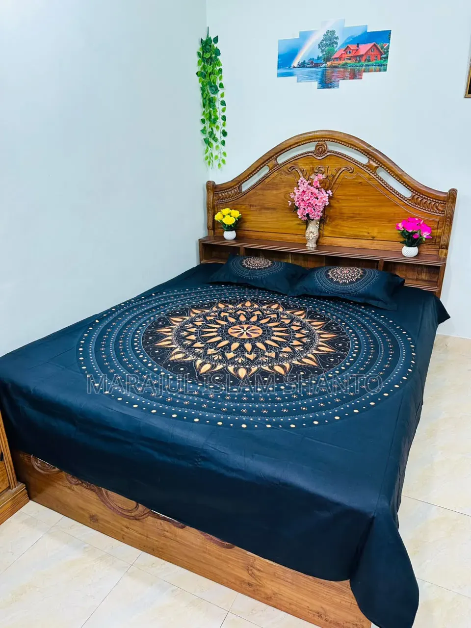 100% Cotton Pakija Bedsheet