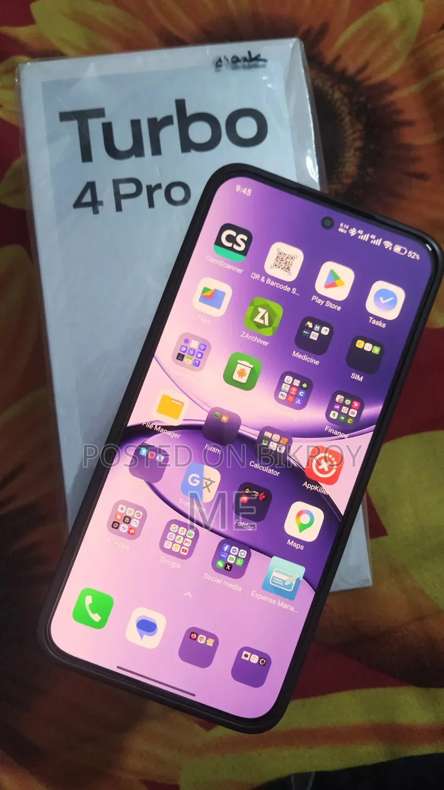Xiaomi Redmi Turbo 4 Pro 256 GB Black