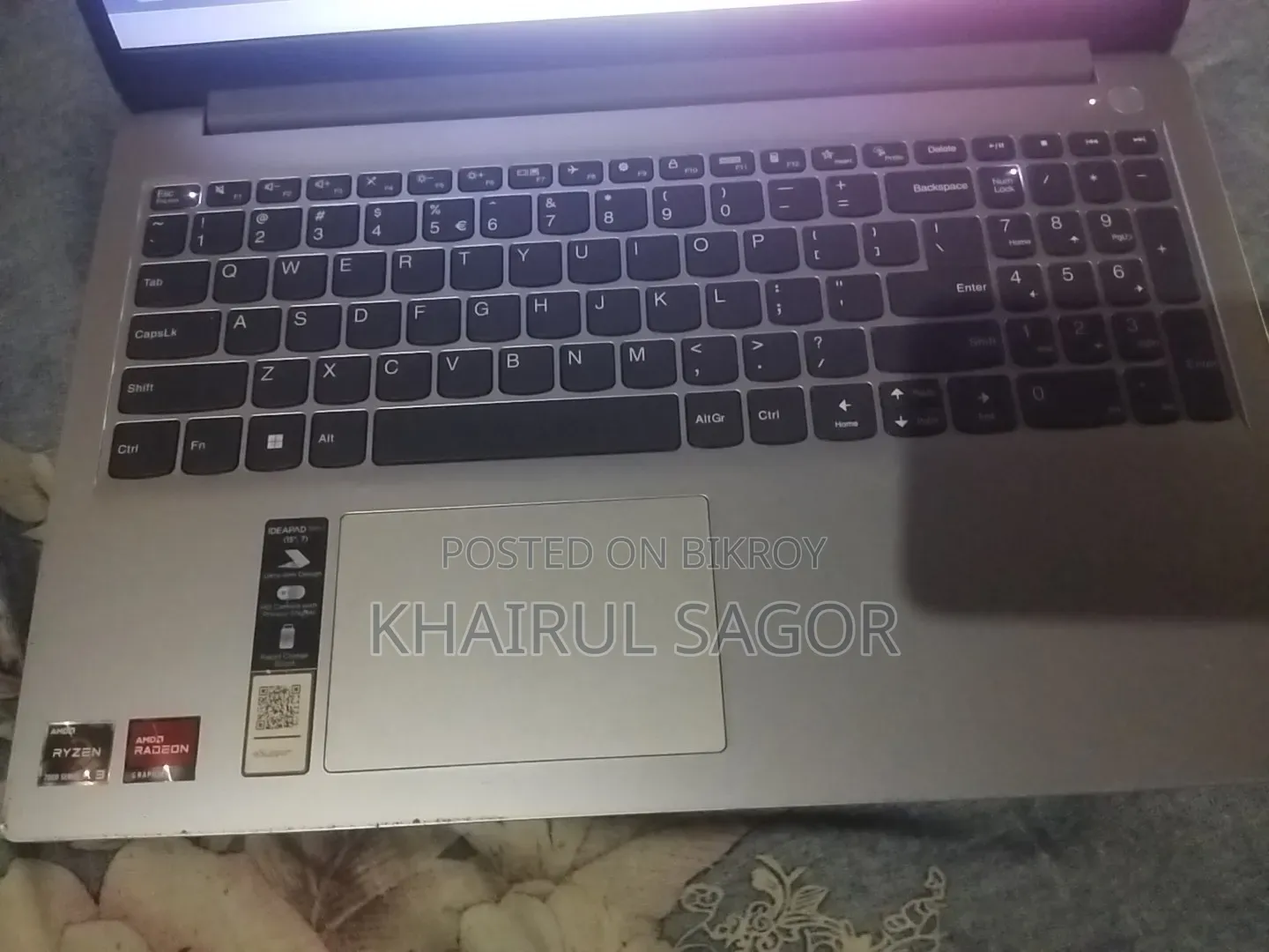 Laptop Lenovo G580 8GB AMD Ryzen 3 SSD 500GB