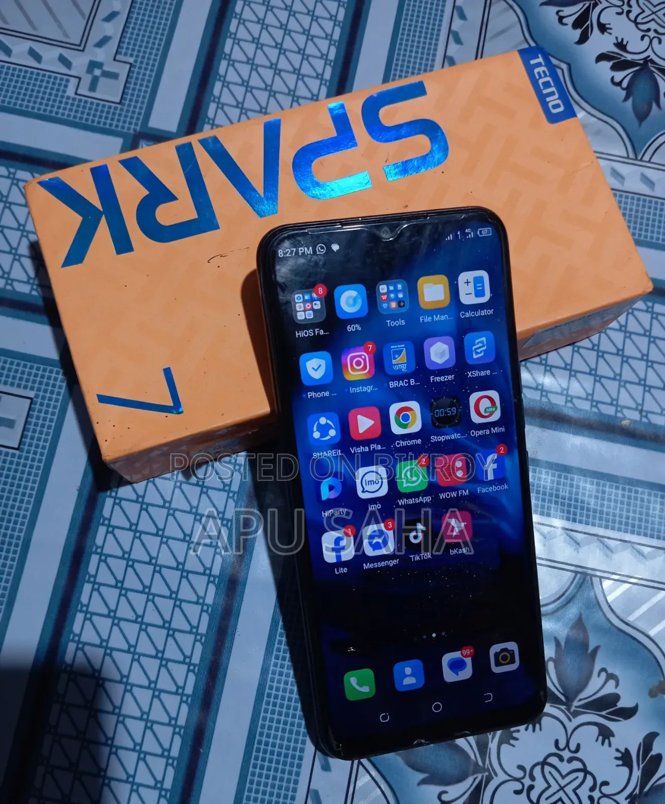 Tecno Spark 7P 64 GB Black
