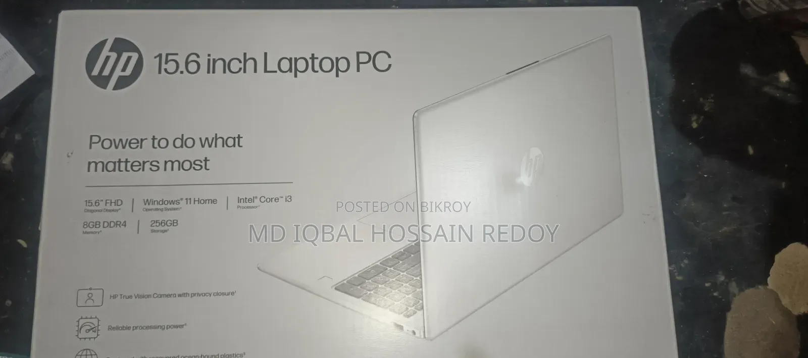 Laptop HP 15-fd1020ns 8GB Intel Core i3 SSD 256GB