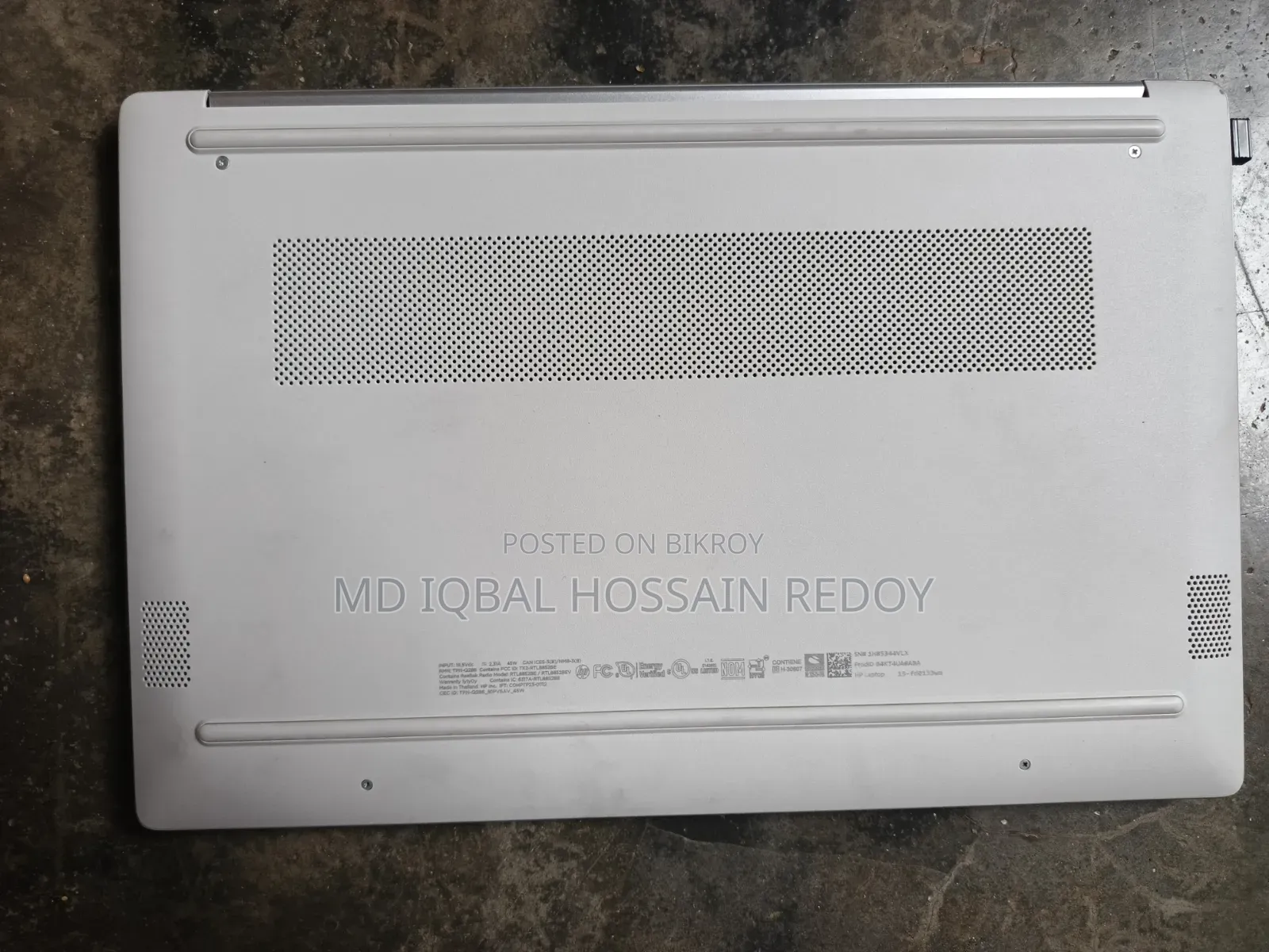 Laptop HP 15-fd1020ns 8GB Intel Core i3 SSD 256GB