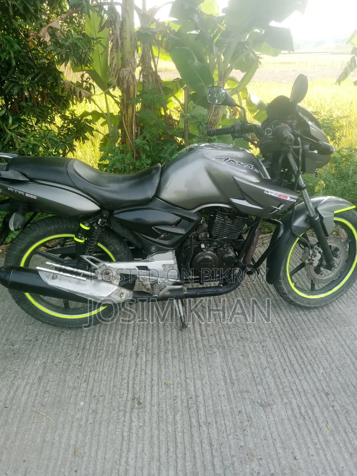 TVS Apache RTR 160 2V ABS 2007 Gray