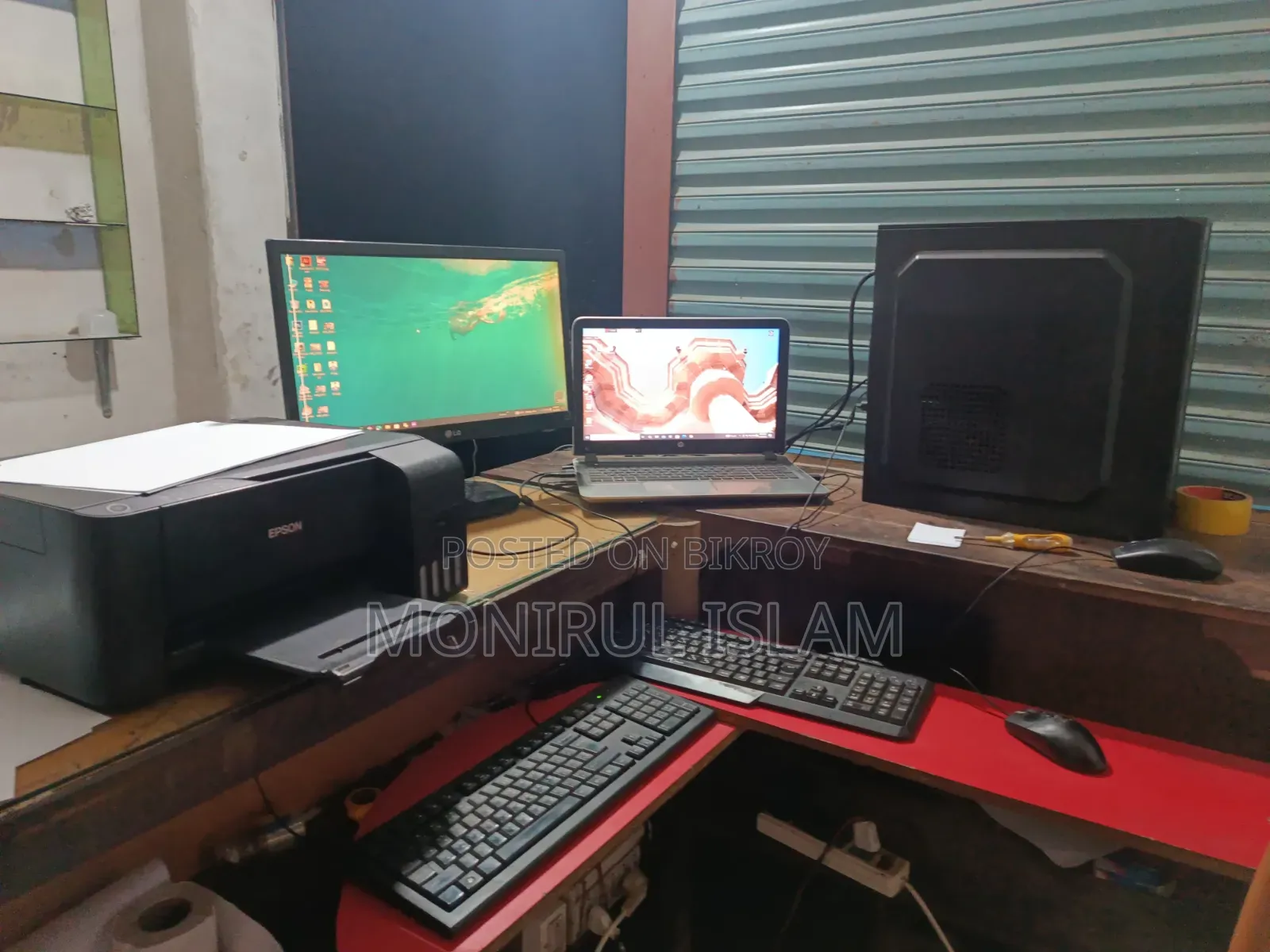 Desktop Computer HP 268 Pro G1 8GB Intel Core i3 SSD 128GB