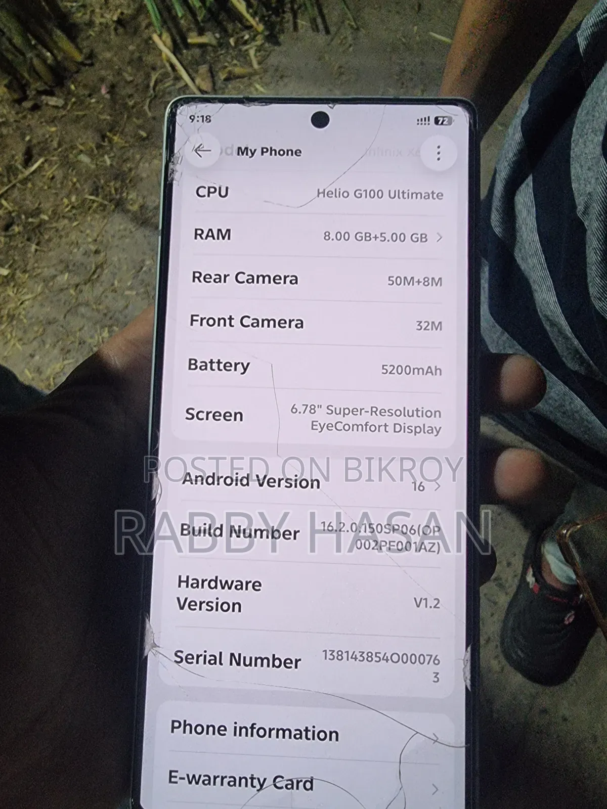 Infinix Note 50 Pro 256 GB Black