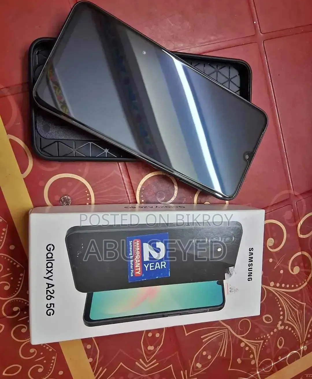 স্যামসাং গ্যালাক্সি এ২৬ ২৫৬ জিবি ব্ল্যাক