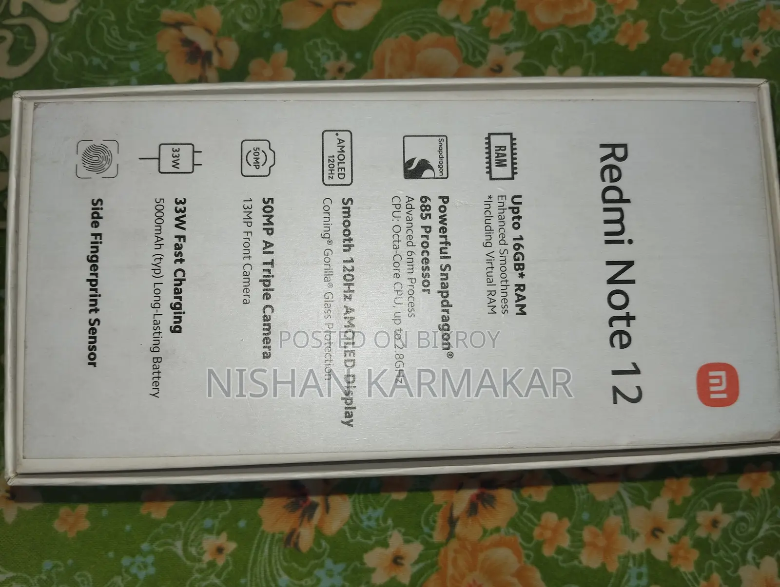 Xiaomi Redmi Note 12 128 GB Gray
