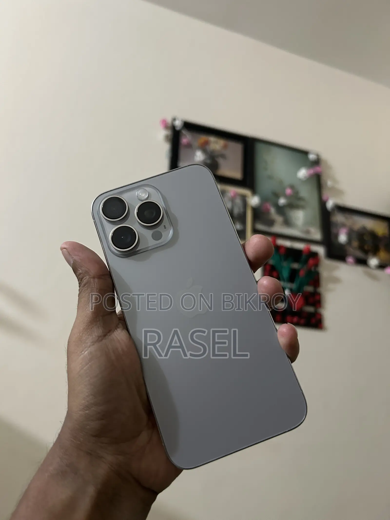অ্যাপল আইফোন ১৫ প্রো ম্যাক্স ২৫৬ জিবি সিলভার