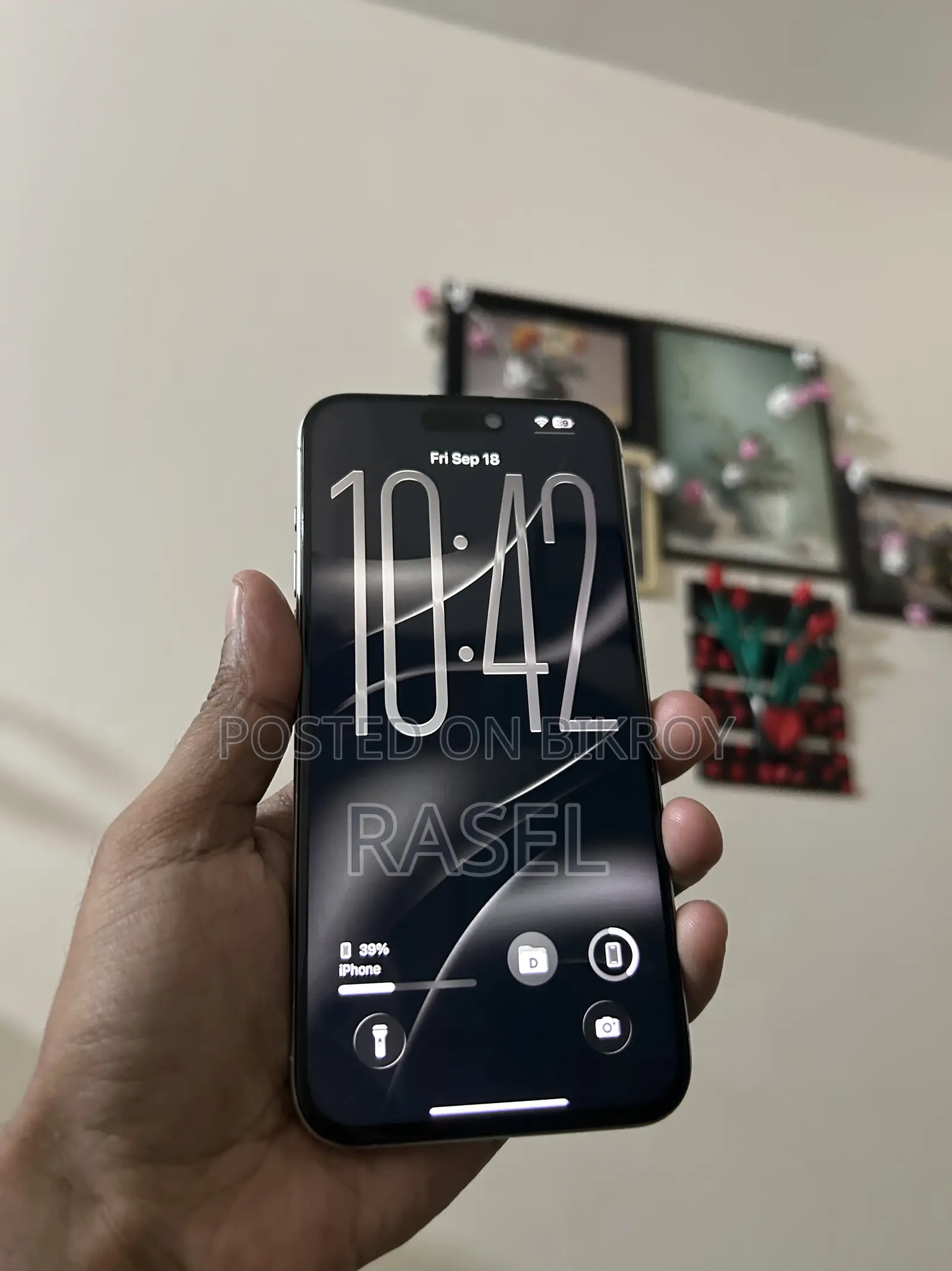 অ্যাপল আইফোন ১৫ প্রো ম্যাক্স ২৫৬ জিবি সিলভার