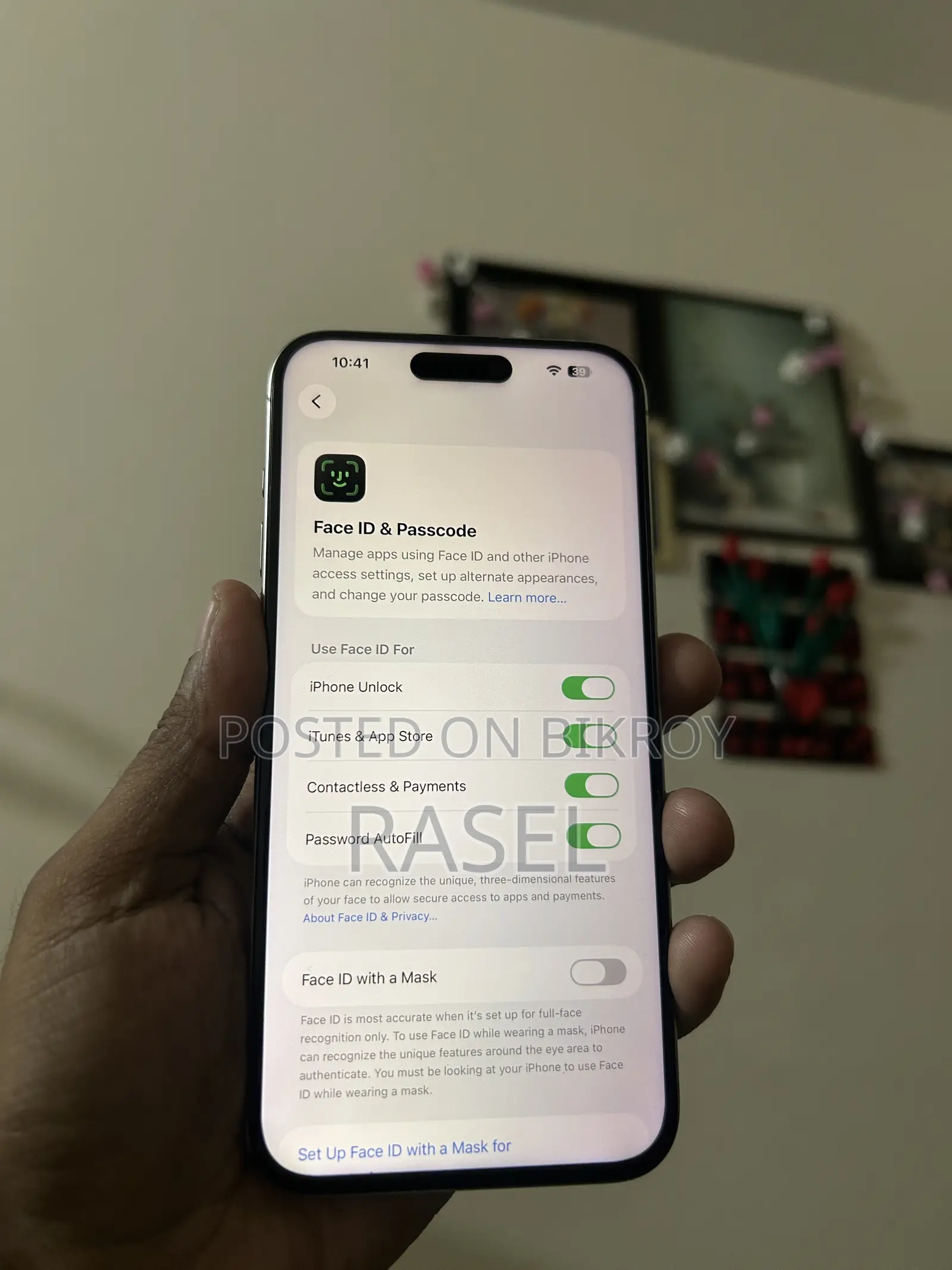 অ্যাপল আইফোন ১৫ প্রো ম্যাক্স ২৫৬ জিবি সিলভার