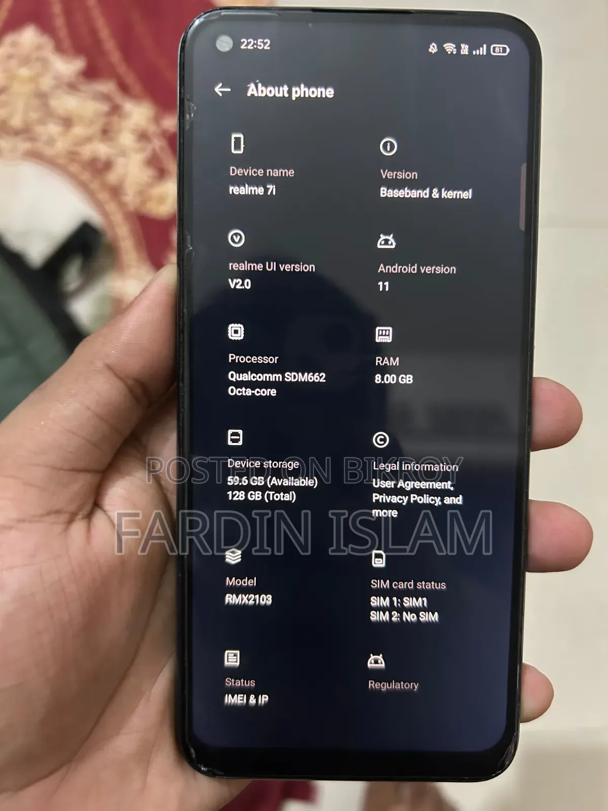 Realme 7i 128 GB Green