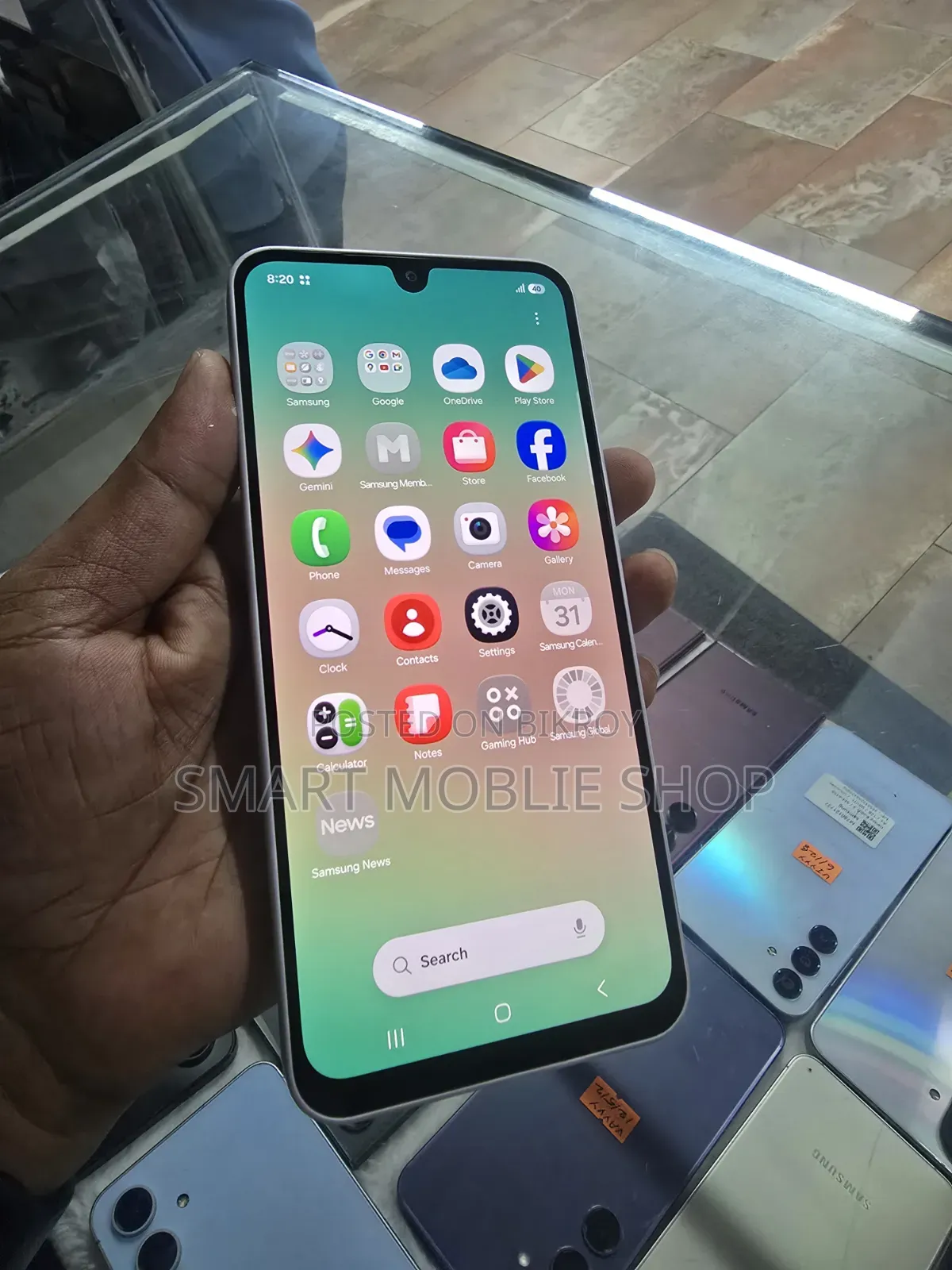 স্যামসাং গ্যালাক্সি এ২৬ ১২৮ জিবি সিলভার