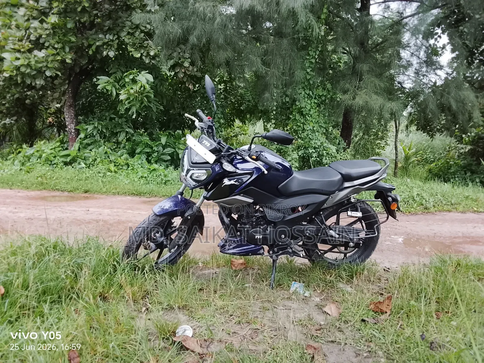 নতুন টিভিএস রাইডার ১২৫ ২০২৪ ব্ল্যাক