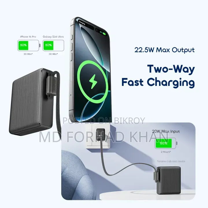 Oraimo PowerNova L11 10000mAh 22.5W Power Bank