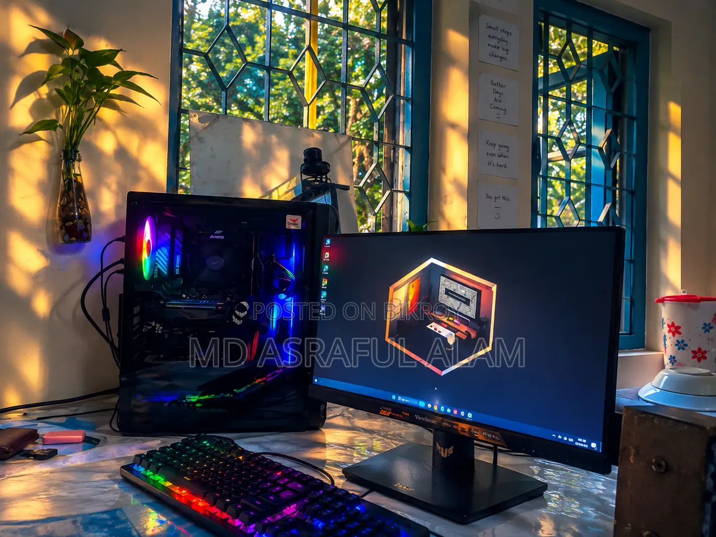Desktop Computer Asus 16GB AMD Ryzen 5 SSD 500GB