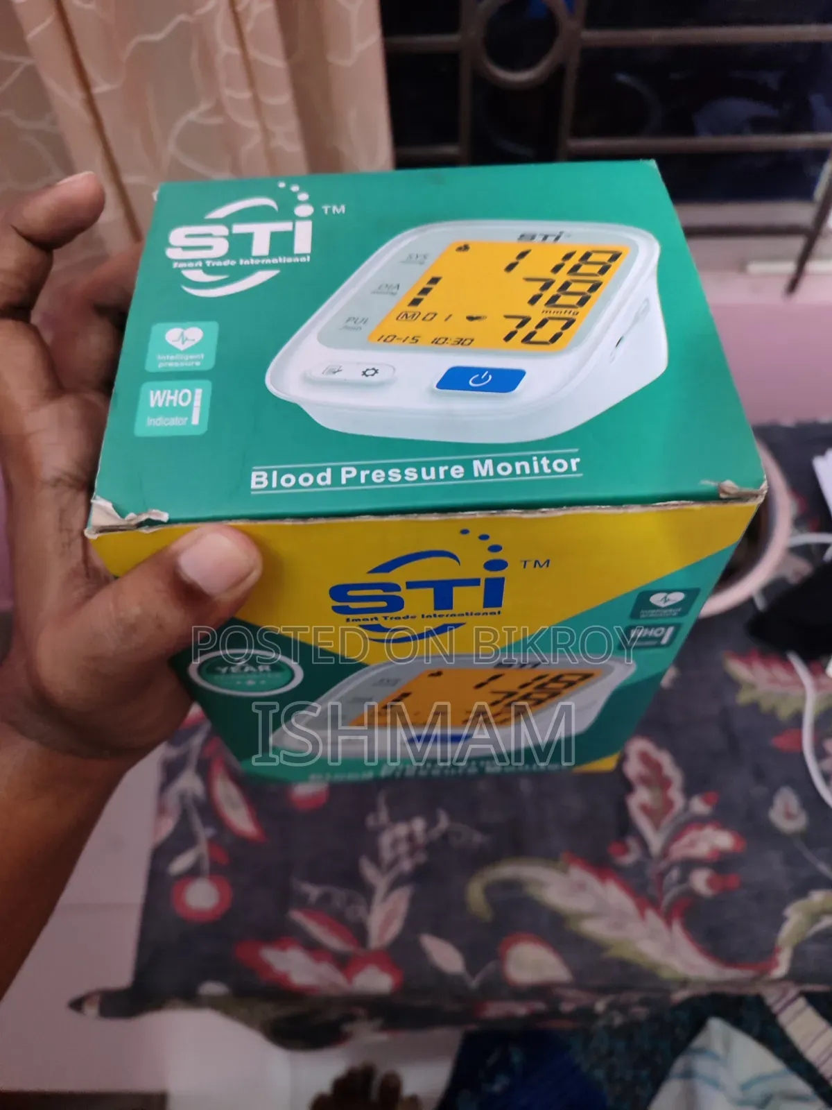 STI Digital LED Blood Pressure Meter Voice