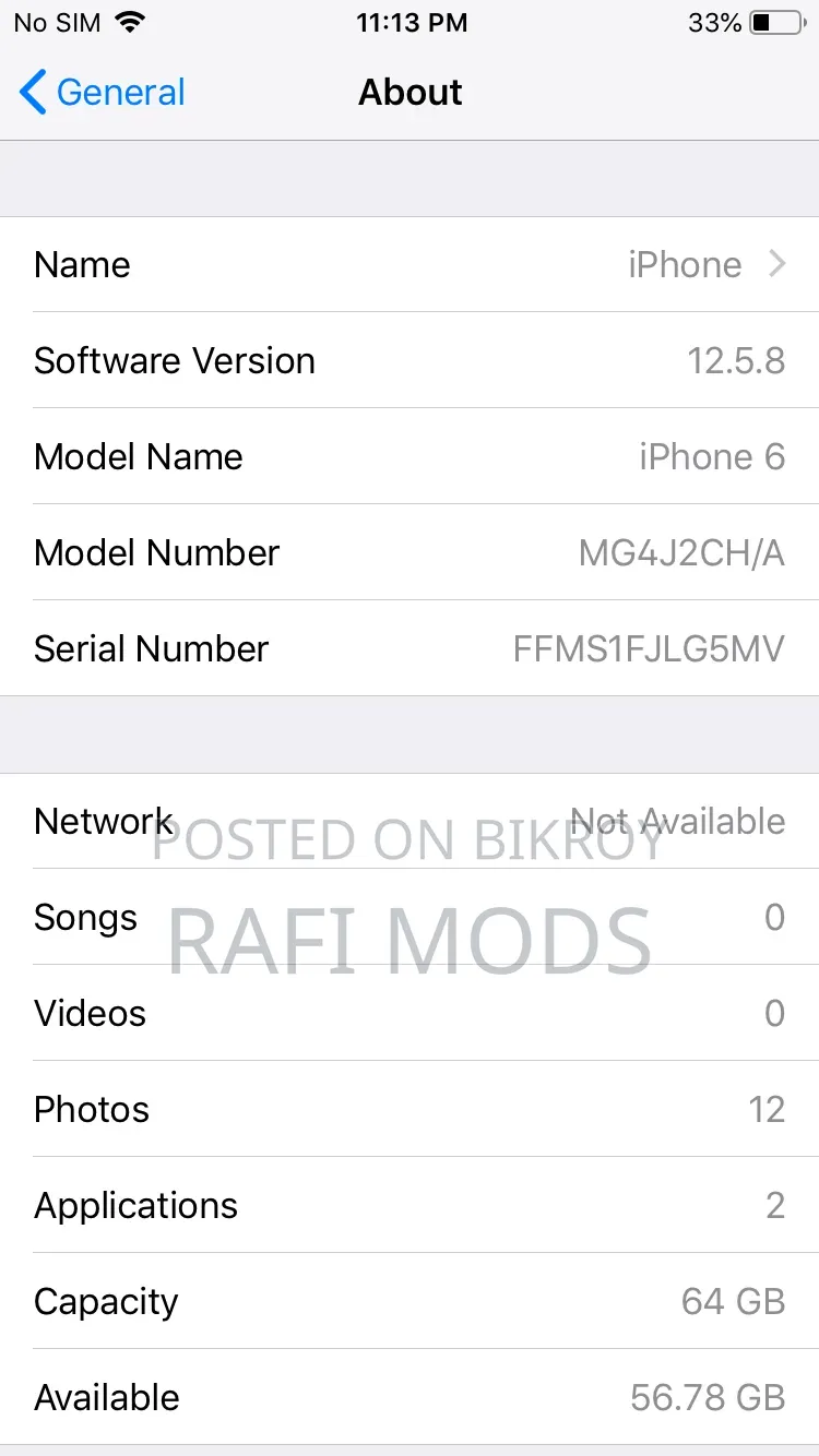 Apple iPhone 6 64 GB White