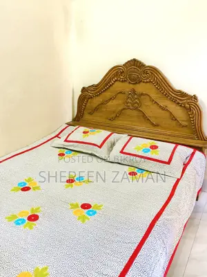 Double Bed 5x7 Feet Teak Wood