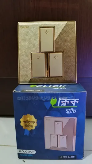 Click Switch (3 Gang 1 Way)