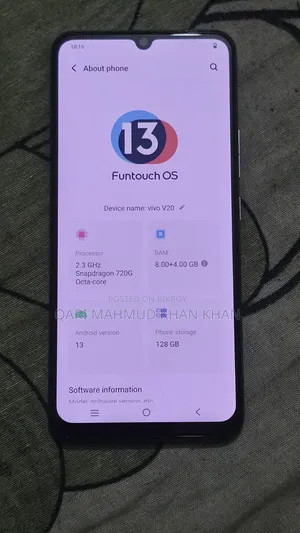 Vivo V20 128 GB