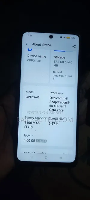 Oppo A3X 4G 128 GB Purple
