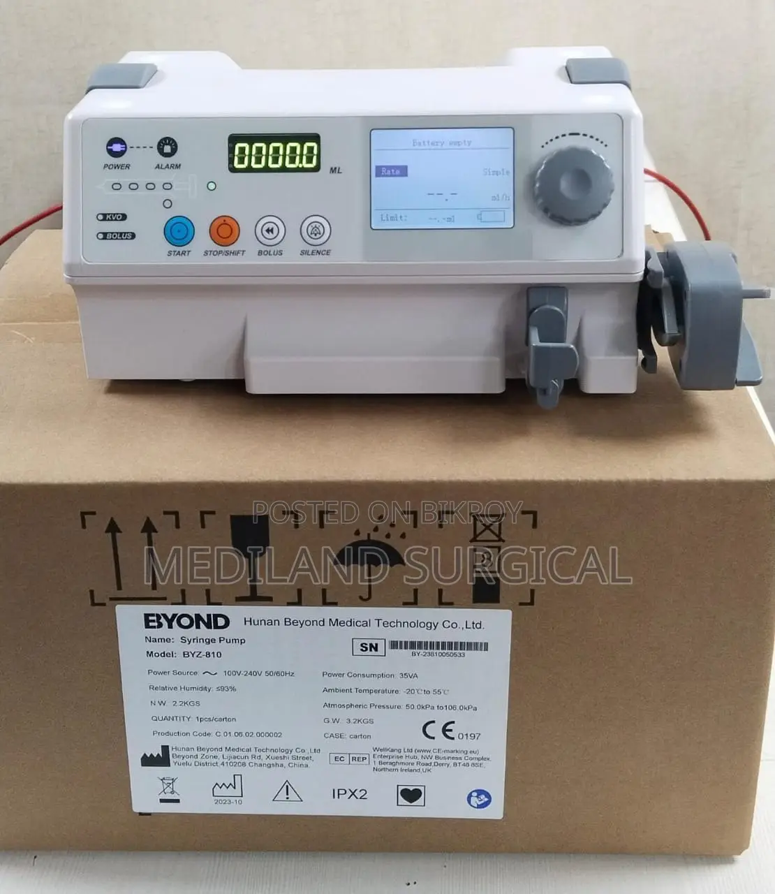 Syringe Pump Brand Byond BYZ-810