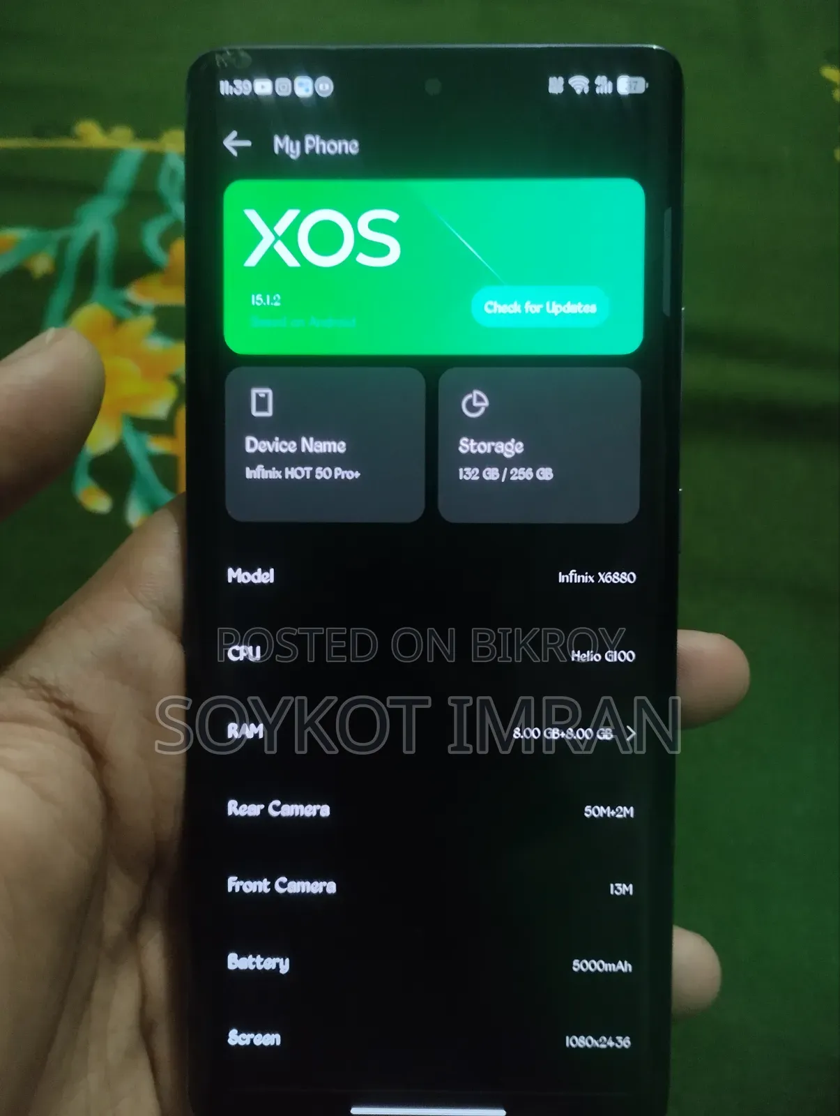 Infinix Hot 50 Pro+ 4G 256 GB