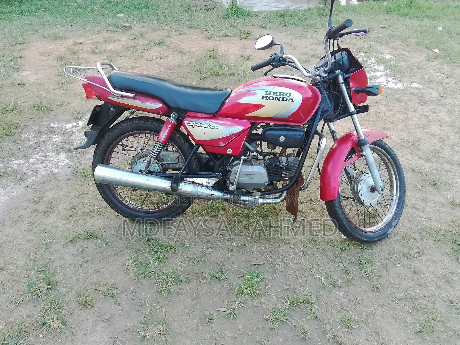 Hero Splendor Plus 2017 Red