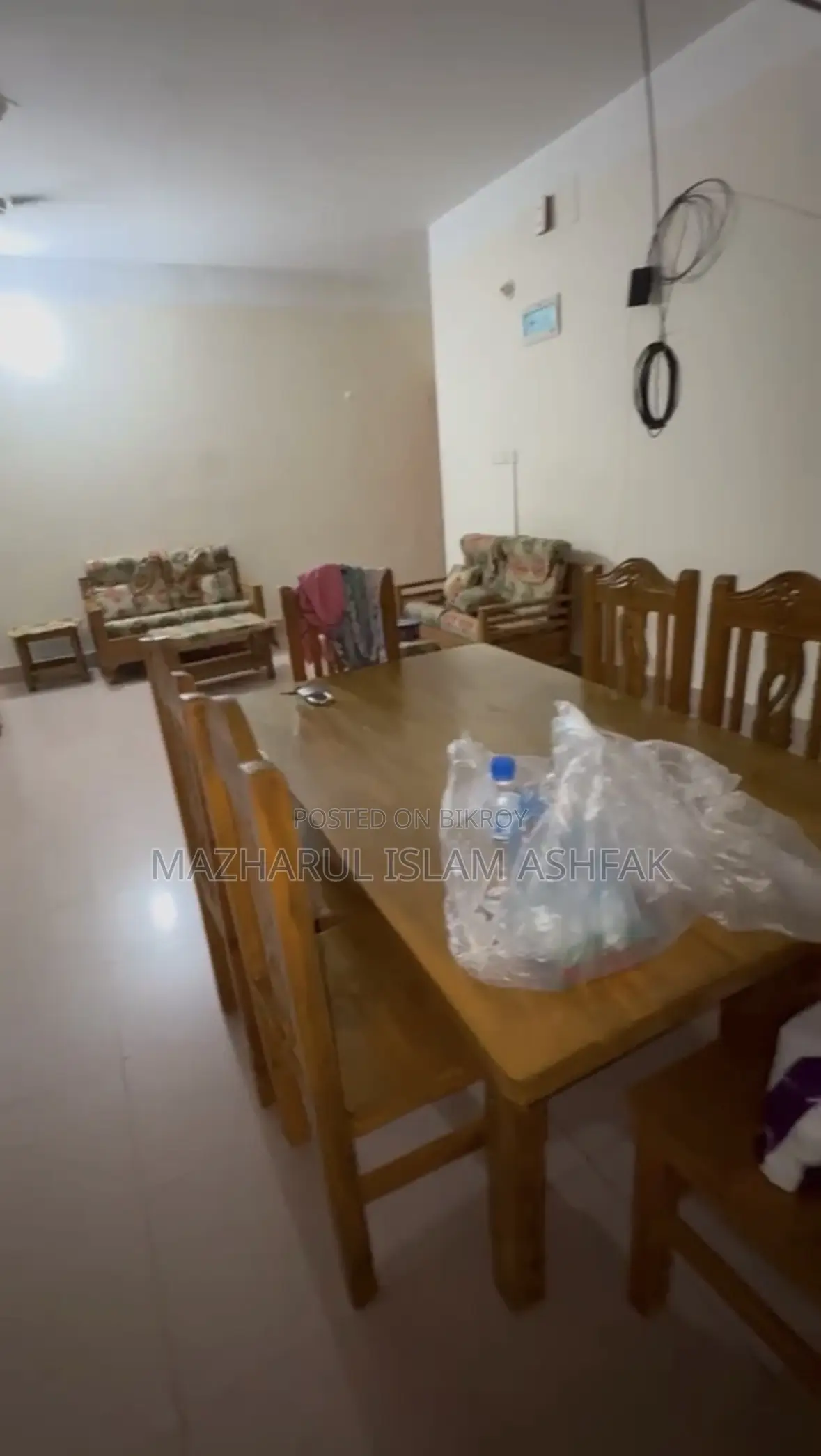 Furnished 3-Bedroom Apartment in Shahi Eidgah for rent