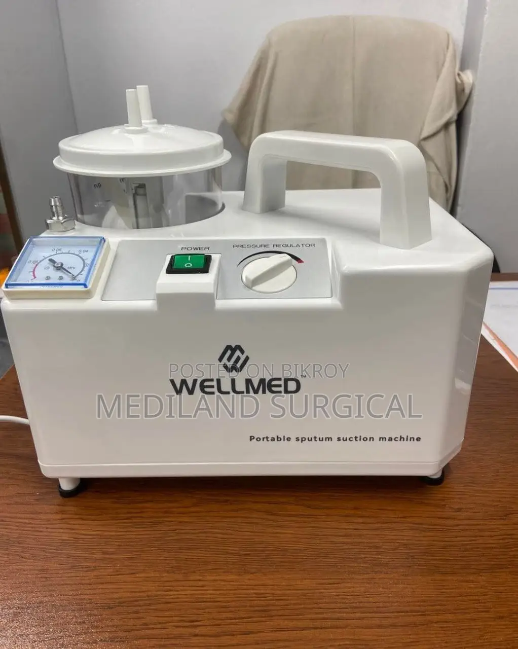 Wellmed সাকশন মেশিন সিঙ্গেল জার