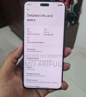 Xiaomi Civi 4 Pro 512 GB Blue