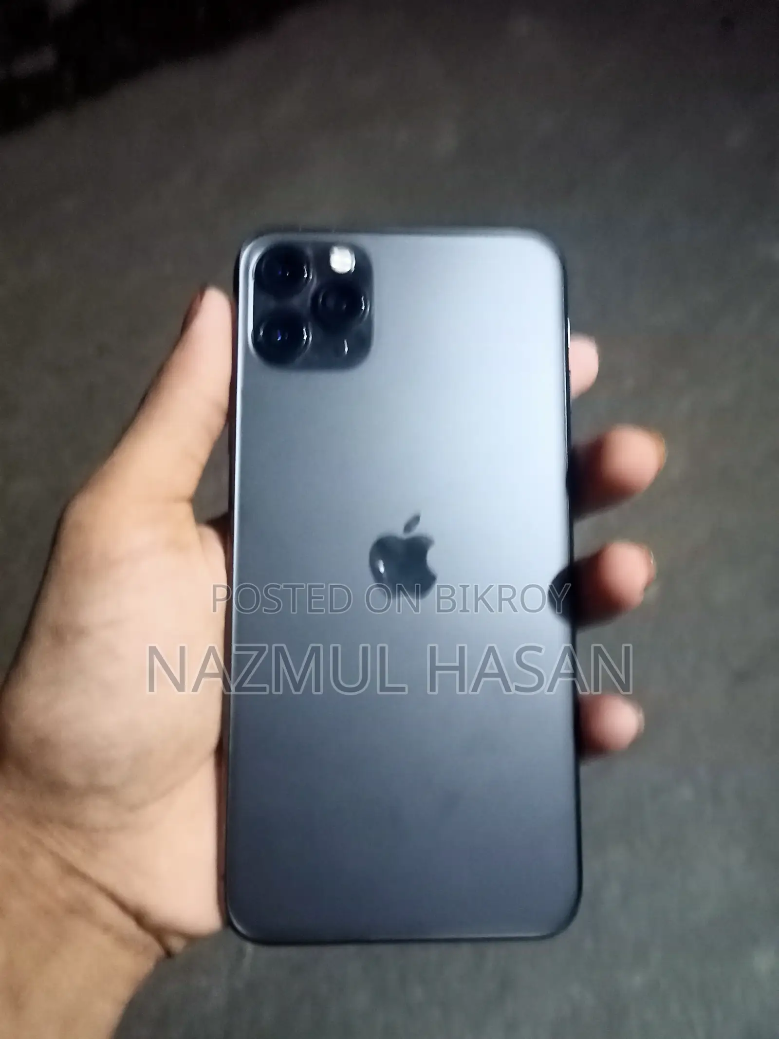 অ্যাপল আইফোন ১১ প্রো ম্যাক্স ৬৪ জিবি ব্ল্যাক
