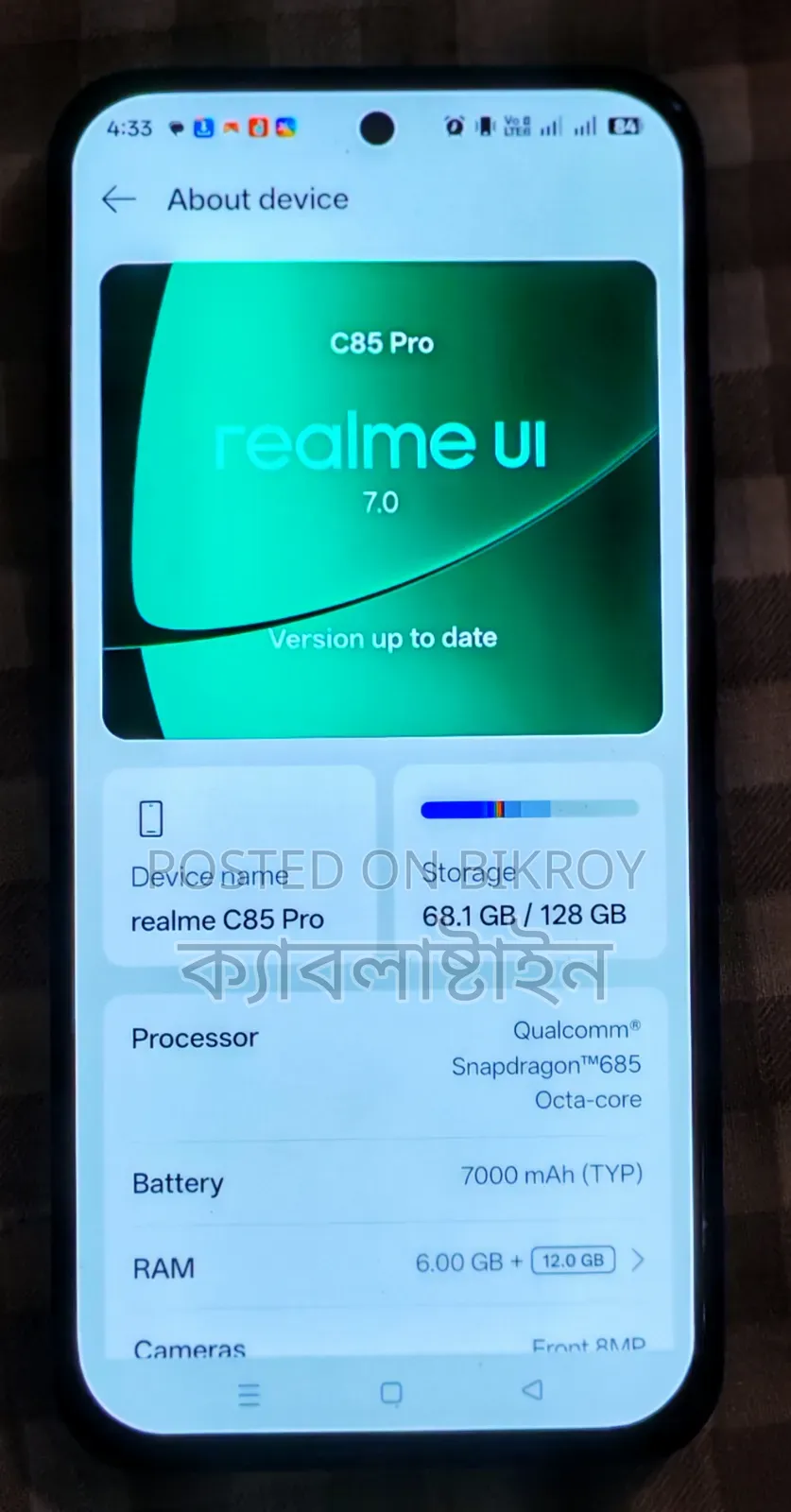 Realme C85 Pro 128 GB Blue