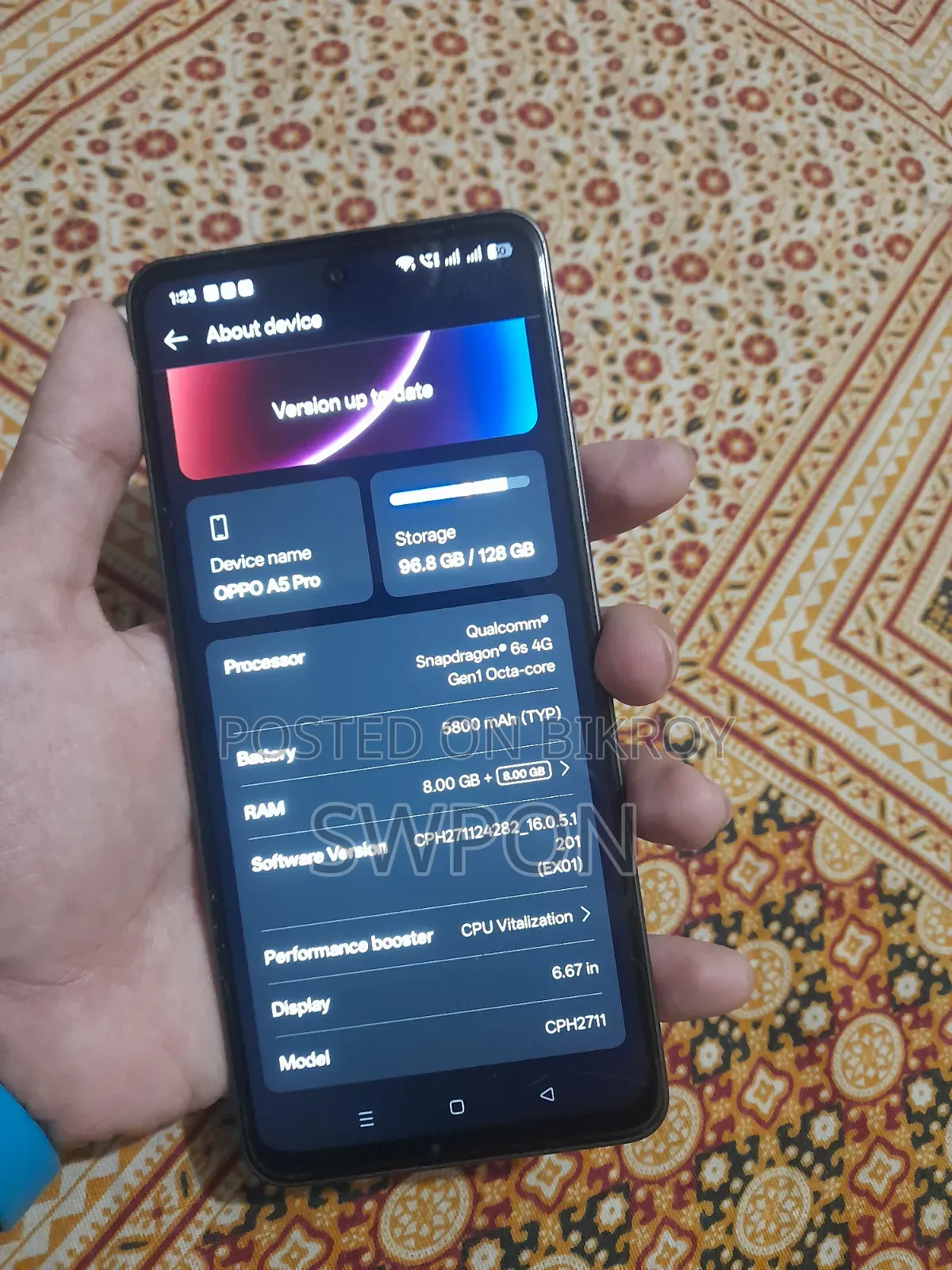 New Oppo A5 Pro 128 GB