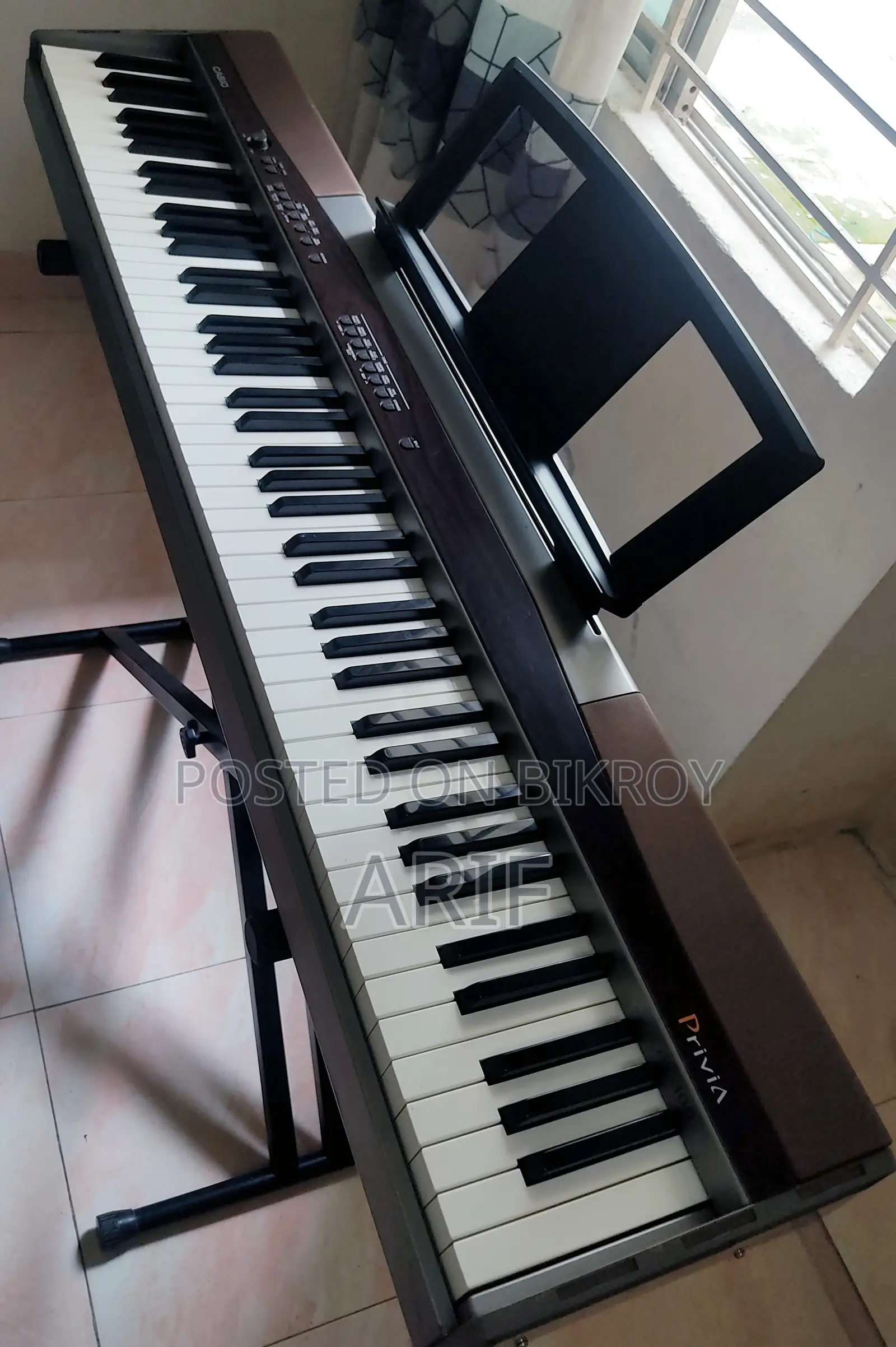 CASIO Privia PX-100 88-Key Hammer Action Digital Piano With MIDI