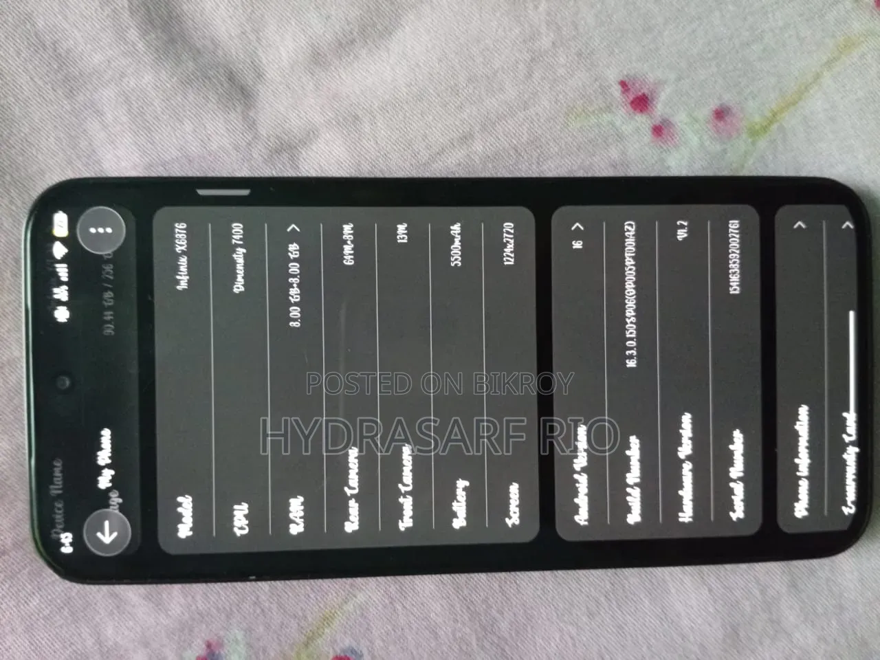 Infinix GT 30 5G 256 GB Black