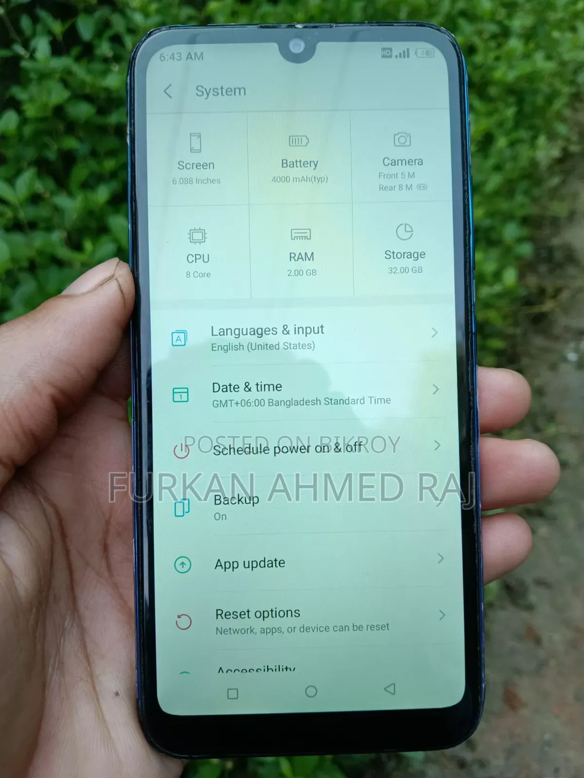 Itel Vision 1 Pro 32 GB Blue