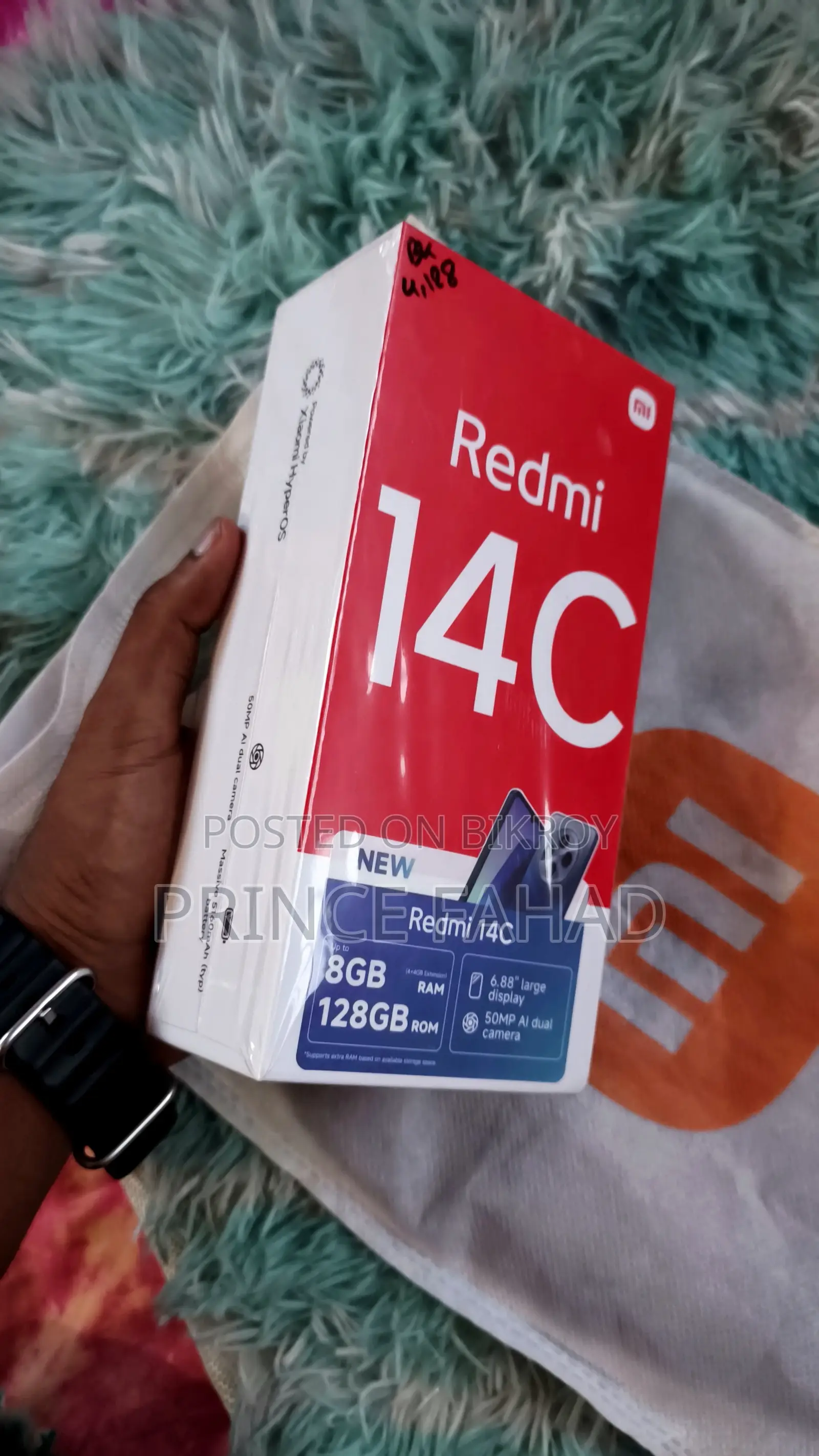 New Xiaomi Redmi 14C 128 GB Red